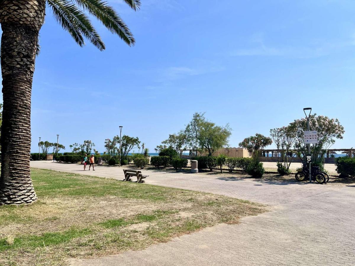 Studio Cabine Avec Terrasse 4 Pers, Acces Direct Plage, Tv, Animaux Admis - Argeles-Sur-Mer - Fr-1-225-798 Exterior foto
